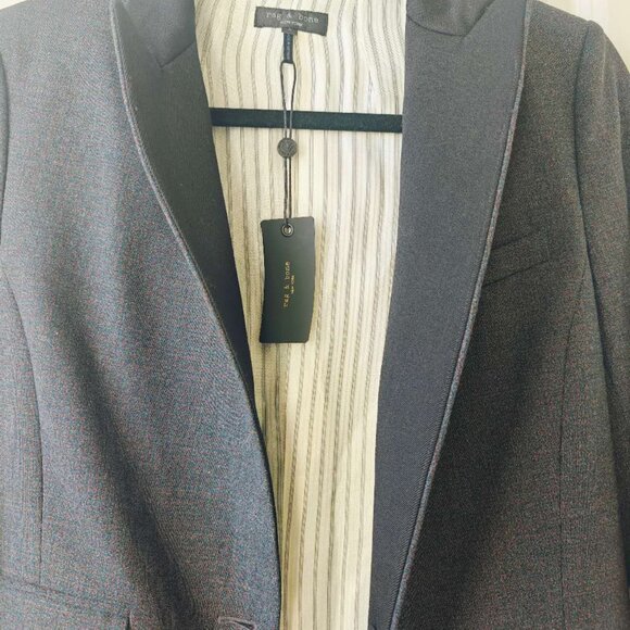 NWT rag & bone Paloma Wool Blazer Jacket Classic Fit - Picture 8 of 10
